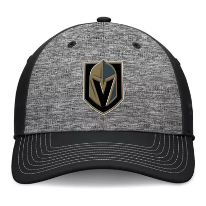 NHL Fanatics Gray/Black Vegas Golden Knights Fundamental Top Shelf 2-Tone Flex Hat
