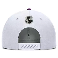 NHL Fanatics Minnesota Wild Authentic Pro Hockey Fights Cancer Adjustable Hat