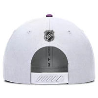 NHL Fanatics New Jersey Devils Authentic Pro Hockey Fights Cancer Adjustable Hat