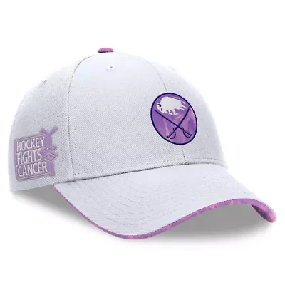NHL Fanatics Buffalo Sabres Authentic Pro Hockey Fights Cancer Adjustable Hat
