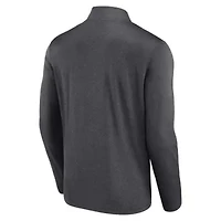 NHL Logo Athletic Los Angeles Kings Head-to-Head Raglan Quarter-Zip Top
