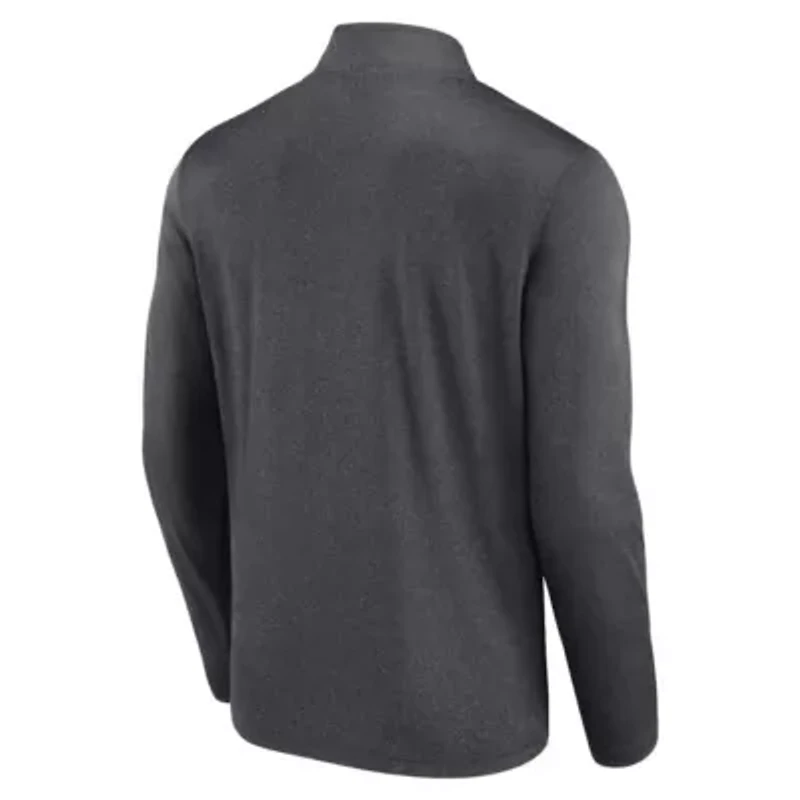 NHL Logo Athletic Chicago Blackhawks Head-to-Head Raglan Quarter-Zip Top