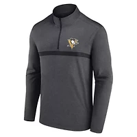 NHL Pittsburgh Penguins Head-to-Head Raglan Quarter-Zip Top