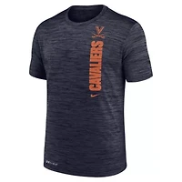 NCAA Nike Virginia Cavaliers 2024 Sideline Velocity Legend Performance T-Shirt