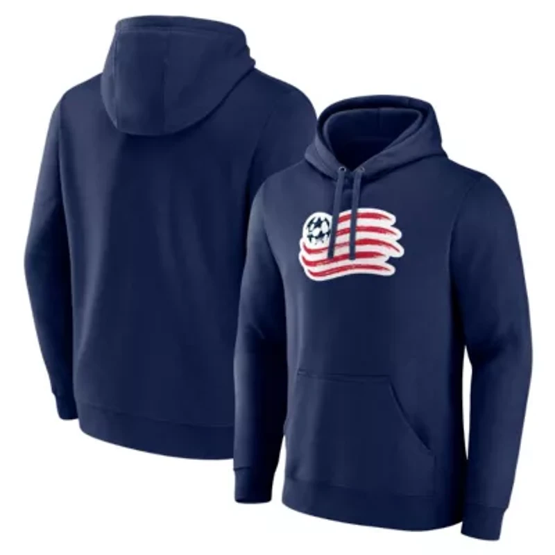 MLS Fanatics New England Revolution Official Logo Pullover Hoodie