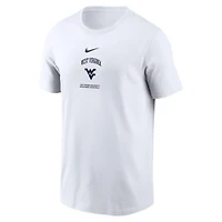 NCAA Nike West Virginia Mountaineers 2024 On-Court Basketball Performance T-Shirt