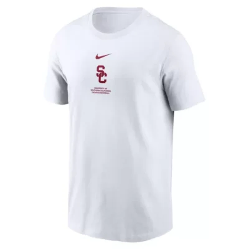 NCAA Nike USC Trojans 2024 On-Court Basketball Performance T-Shirt