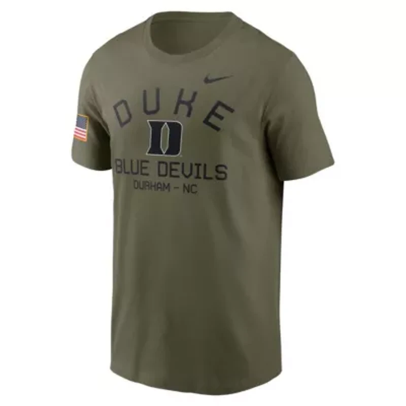 Duke Blue Devils NCAA Nike 2024 Military Appreciation Performance T-Shirt