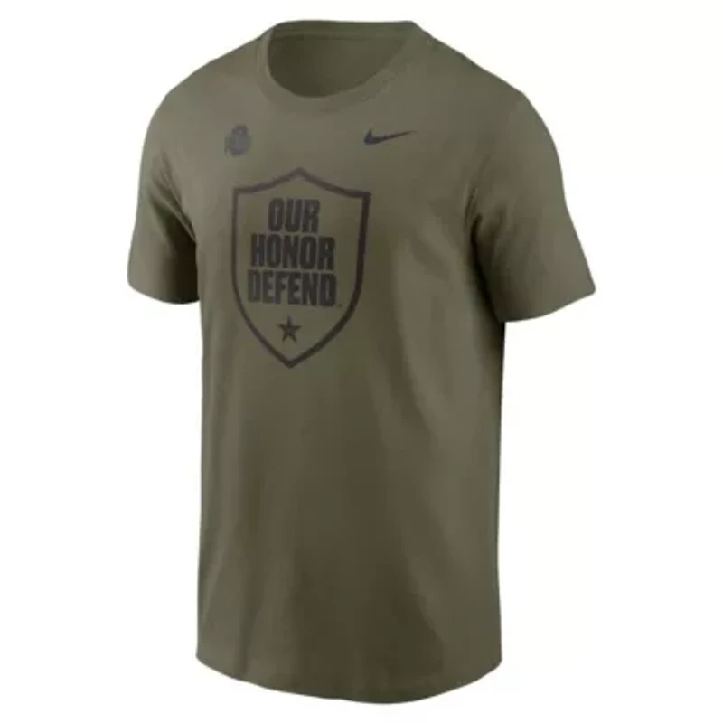 NCAA Nike Ohio State Buckeyes 2024 Military Appreciation Tonal Logo Performance T-Shirt