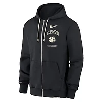 NCAA Nike Clemson Tigers On-Court Performance Full-Zip Hoodie