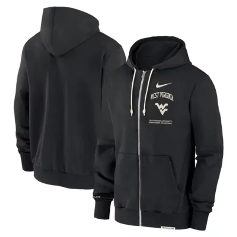 NCAA Nike West Virginia Mountaineers On-Court Performance Full-Zip Hoodie