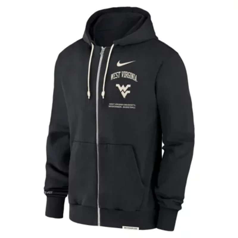 NCAA Nike West Virginia Mountaineers On-Court Performance Full-Zip Hoodie