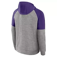 NCAA Nike LSU Tigers Fitness Raglan Performance Full-Zip Hoodie