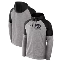 NCAA Nike Iowa Hawkeyes Fitness Raglan Performance Full-Zip Hoodie