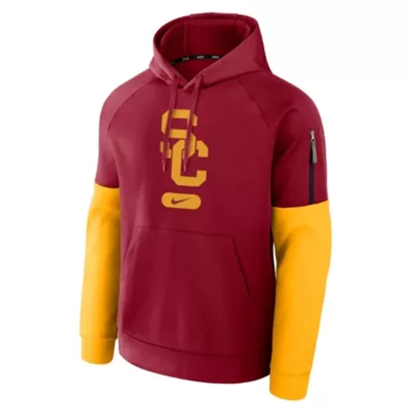 NCAA Nike USC Trojans Fitness Performance Pullover Hoodie