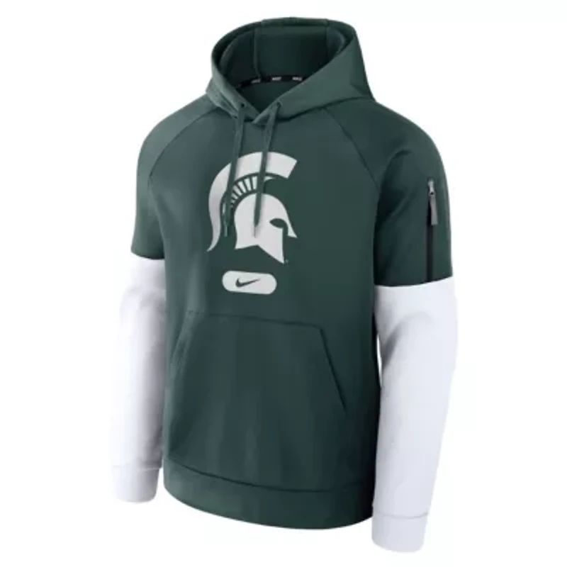 NCAA Nike Michigan State Spartans Fitness Performance Pullover Hoodie