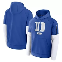 Duke Blue Devils NCAA Nike Fitness Raglan Performance Pullover Hoodie