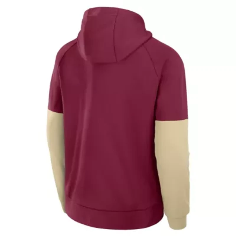 NCAA Nike Florida State Seminoles Fitness Raglan Performance Pullover Hoodie