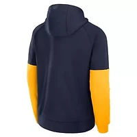 NCAA Nike West Virginia Mountaineers Fitness Performance Pullover Hoodie