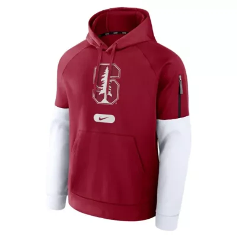 Stanford Cardinal NCAA Nike Fitness Performance Pullover Hoodie