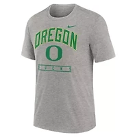NCAA Nike Oregon Ducks Arch Over Logo Tri-Blend T-Shirt
