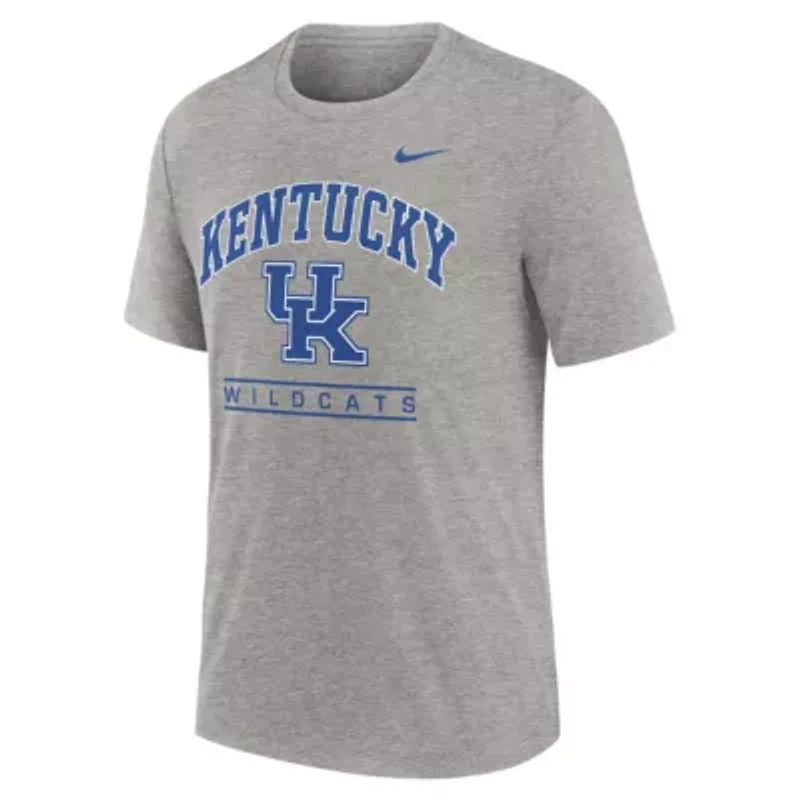 NCAA Nike Kentucky Wildcats Arch Over Logo Tri-Blend T-Shirt