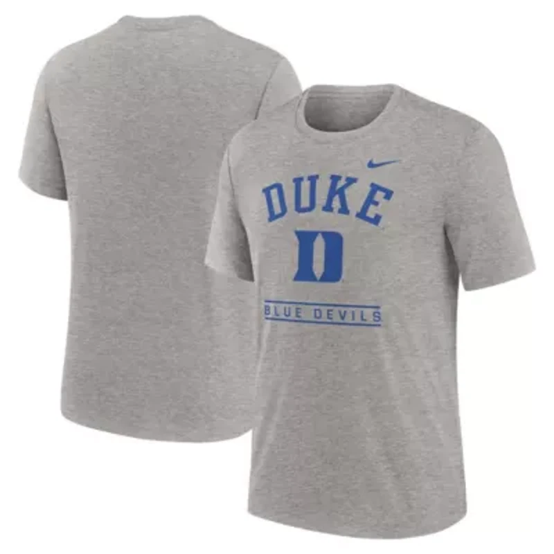 Duke Blue Devils NCAA Nike Arch Over Logo Tri-Blend T-Shirt