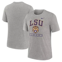 NCAA Nike LSU Tigers Arch Over Logo Tri-Blend T-Shirt