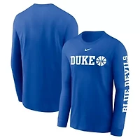 Duke Blue Devils NCAA Nike Basketball Icon Two-Hit Long Sleeve T-Shirt
