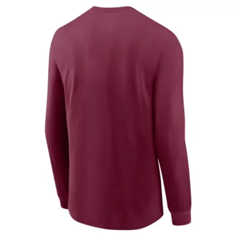 NCAA Nike Florida State Seminoles Basketball Icon Two-Hit Long Sleeve T-Shirt