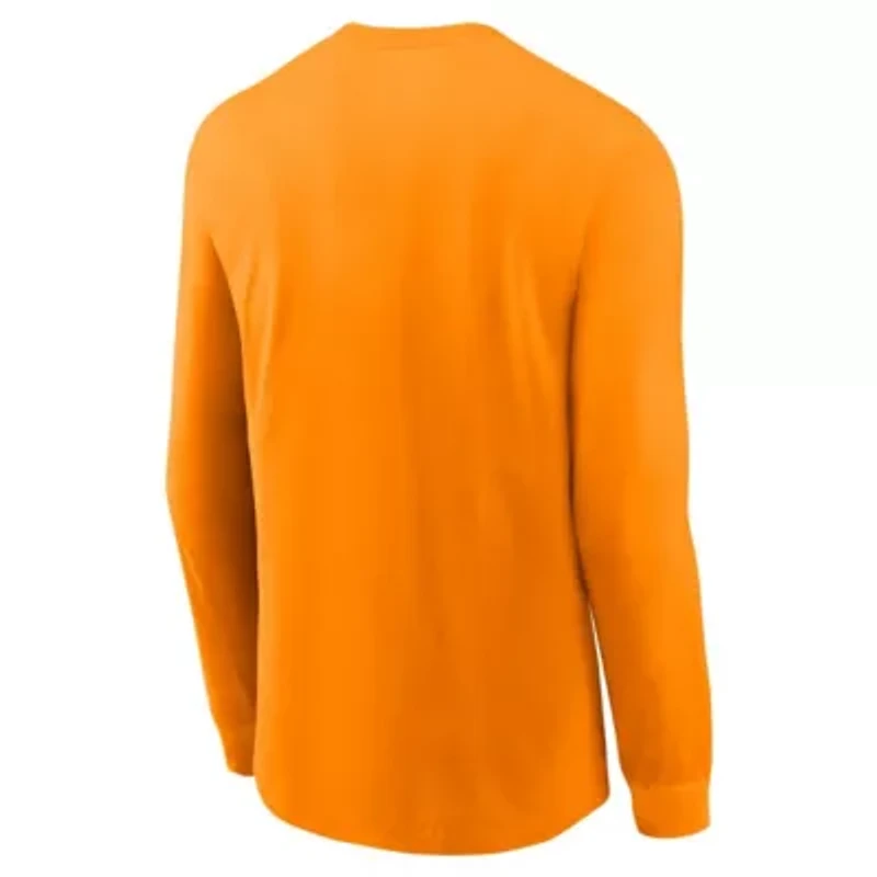 NCAA Nike Tennessee Volunteers Basketball Icon Two-Hit Long Sleeve T-Shirt
