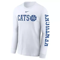 NCAA Nike Kentucky Wildcats Basketball Icon Two-Hit Long Sleeve T-Shirt