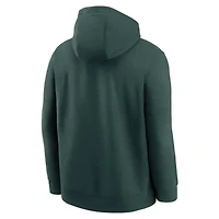 NCAA Nike Michigan State Spartans Basketball Icon Club Fleece Pullover Hoodie