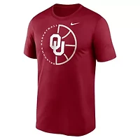 NCAA Nike Oklahoma Sooners Legend Basketball Icon Performance T-Shirt