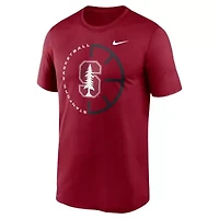 Stanford Cardinal NCAA Nike Legend Basketball Icon Performance T-Shirt