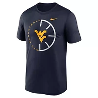 NCAA Nike West Virginia Mountaineers Legend Basketball Icon Performance T-Shirt