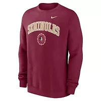 NCAA Nike Florida State Seminoles Arched Seal Pullover Sweatshirt