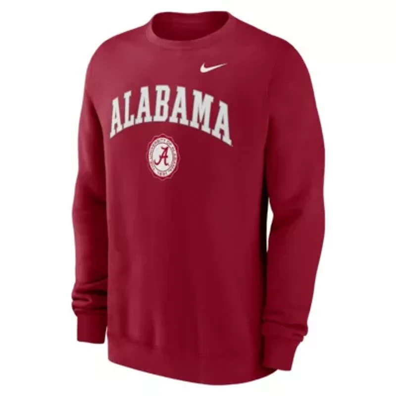 Alabama Crimson Tide NCAA Nike Arched Seal Pullover Sweatshirt