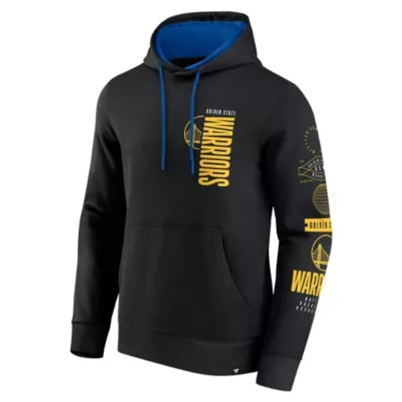 NBA Fanatics Golden State Warriors Game Time Crossover Pullover Hoodie