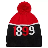 Serie A AC Milan Sport Cuffed Knit Hat with Pom