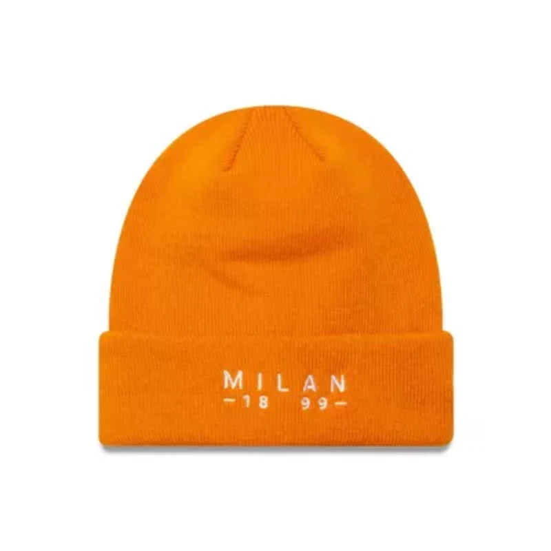 International Clubs AC Milan Wordmark Cuffed Knit Hat