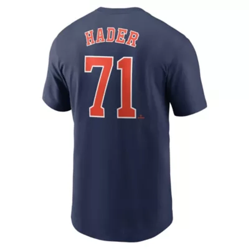 MLB Nike Josh Hader Houston Astros Fuse Name & Number T-Shirt