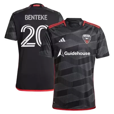 MLS Christian Benteke D.C. United 2024 The Icon Kit Replica Player Jersey
