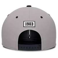 MLB Nike Gray/Navy New York Yankees Cooperstown Collection Pro Performance Snapback Hat