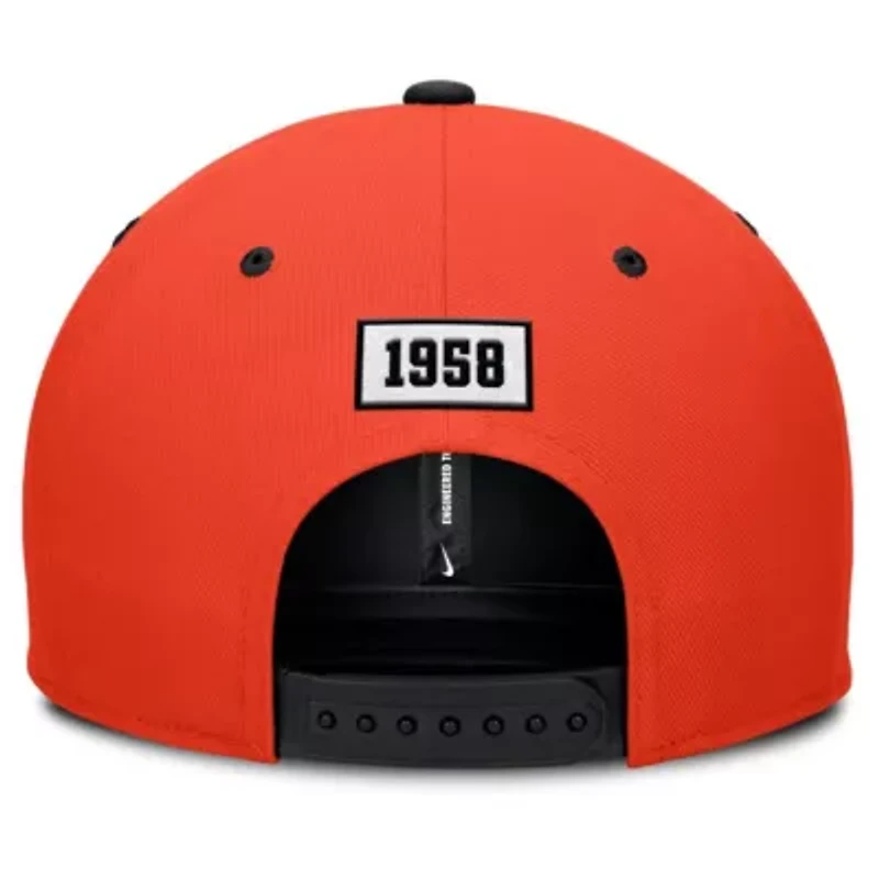MLB Nike Orange/Black San Francisco Giants Cooperstown Collection Pro Performance Snapback Hat