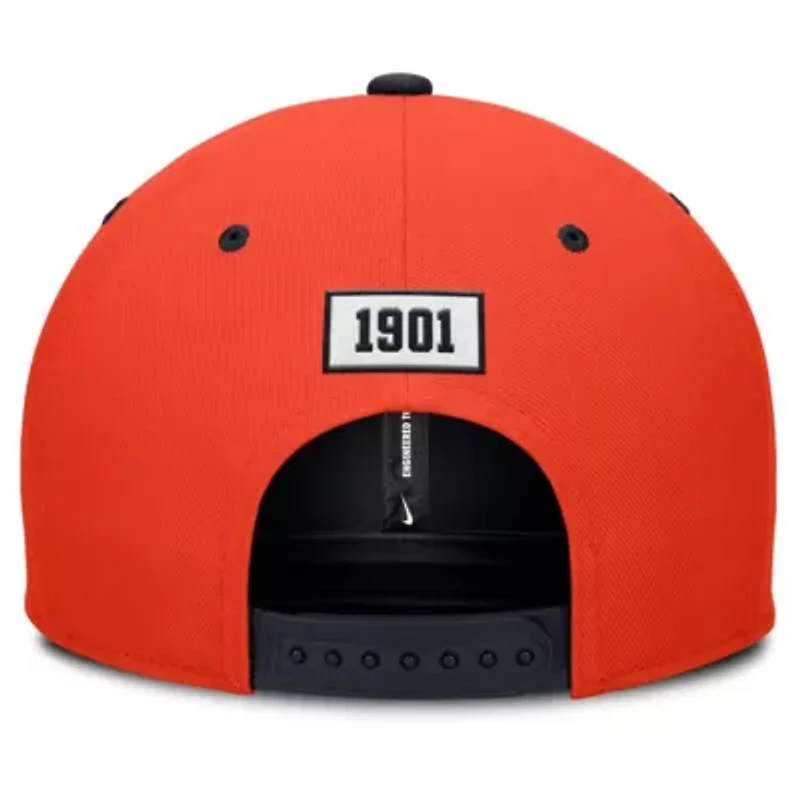 MLB Nike Orange/Navy Detroit Tigers Cooperstown Collection Pro Performance Snapback Hat