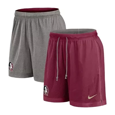 NCAA Nike Garnet/Heather Florida State Seminoles Player Reversible Shorts