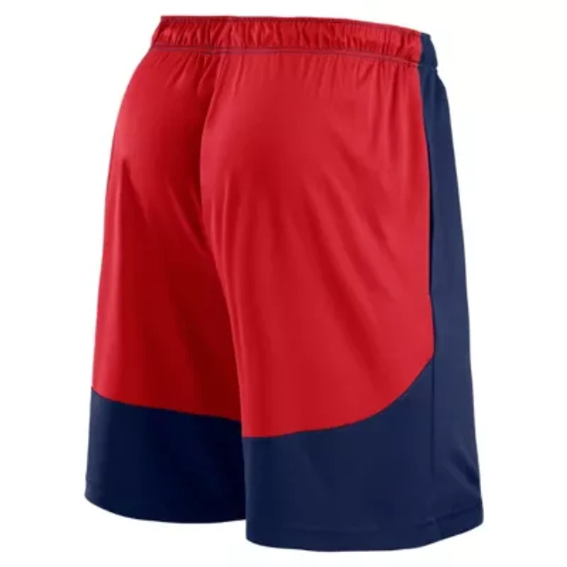 Boston Red Sox MLB Fanatics Navy/Red Launch Polyester Shorts