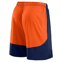 MLB Fanatics Navy/Orange Houston Astros Launch Polyester Shorts