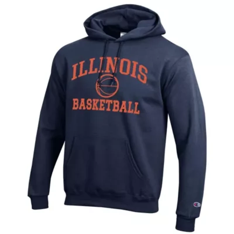 NCAA Illinois Fighting Illini Basketball Icon Pullover Hoodie